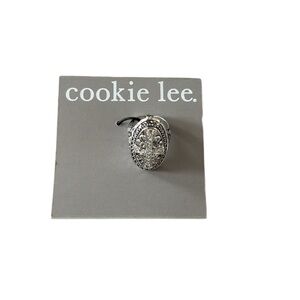 Cookie Lee cross fashion ring